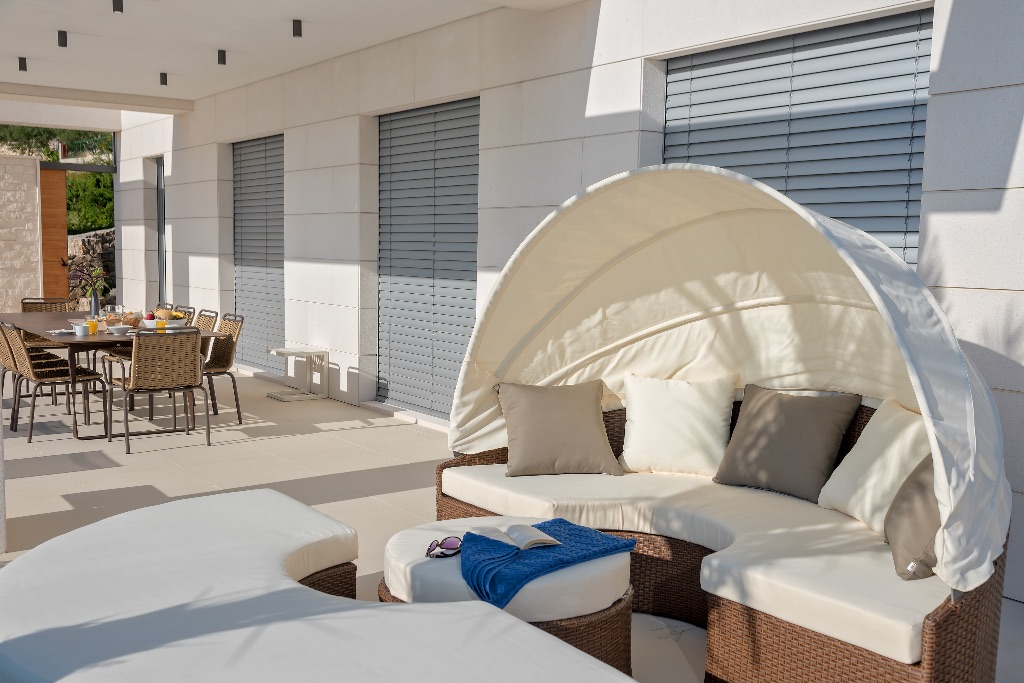 Daybed on the terrace